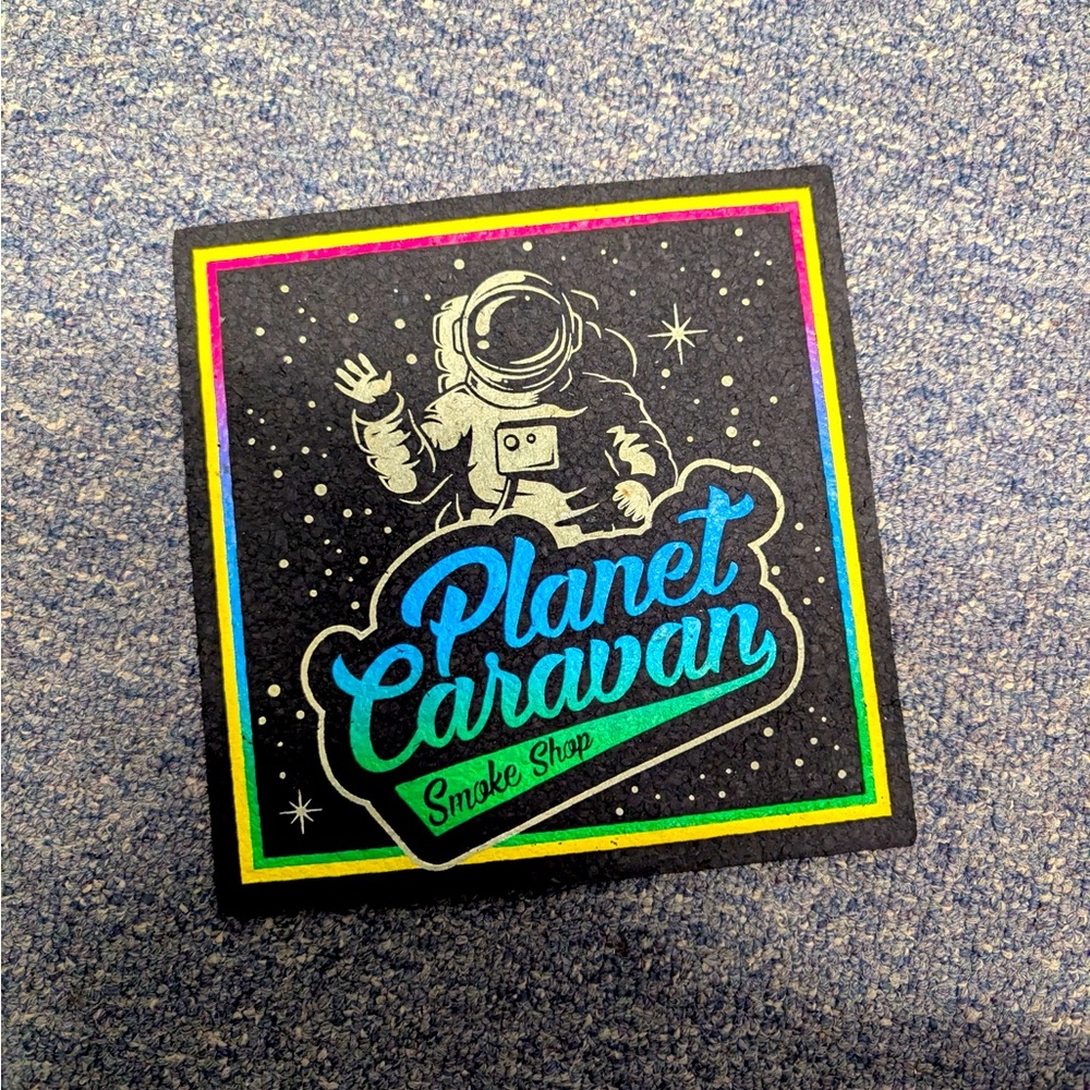 Planet Caravan Large Neon Square Mood Mat